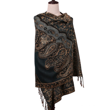 196 * 90cm Pashmina lenço de inverno xale liso para senhora